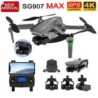 sg907 max sg907 pro 3 axis gimbal 4k brushless drone with camera wide angle 5g wif gps optical flow rc quadcopter vs rc dron