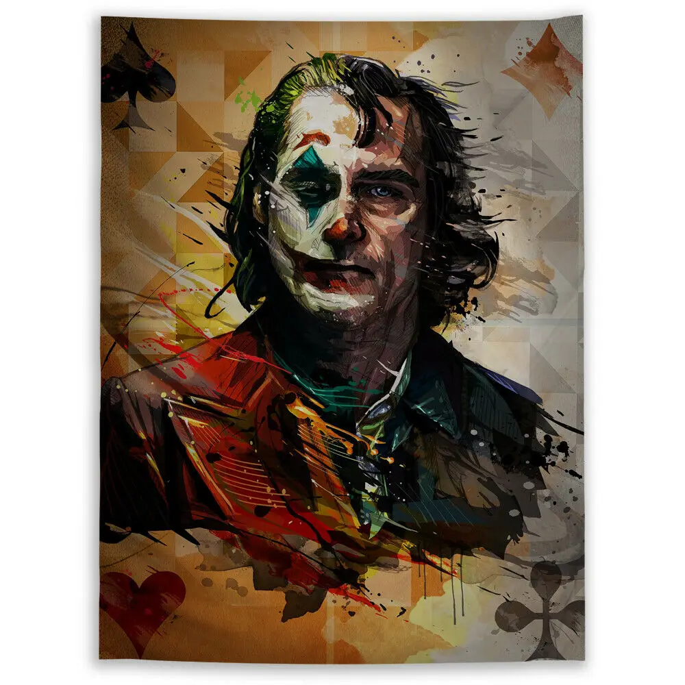 Гобелен с рисунком Джокера искусство настенный подвесной диван стол покрывало