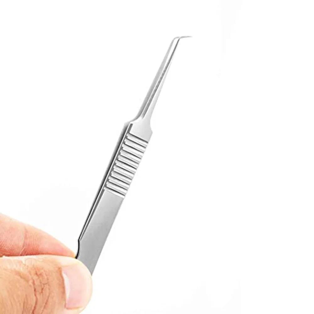 

1Pc Stainless Steel Curved Eyelashes Tweezers Professional For 3D Volume Lashes Extension Eyelash Tweezer Makeup Tools