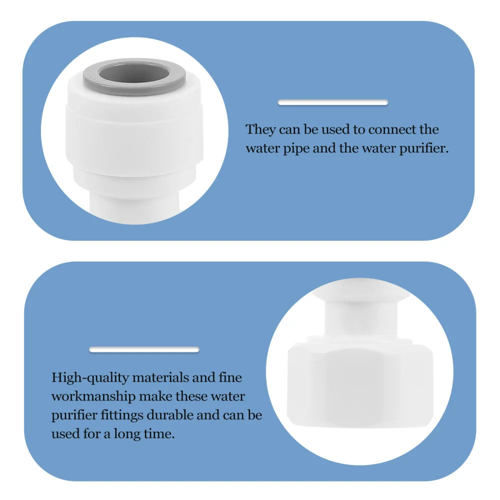 

15pcs Portable Water Systems Filters Purifiers Quick Connect Fitting Connector