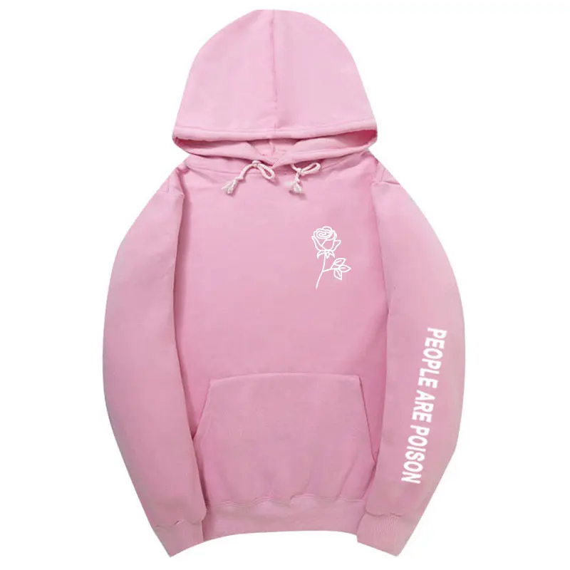Pink MS0246 Модная уличная толстовка с капюшоном, Толстовка для мужчин и женщин, забавные толстовки с принтом розы, пуловер, несколько стилей, толстовка с капюшоном - Цвет: Pink MS0246