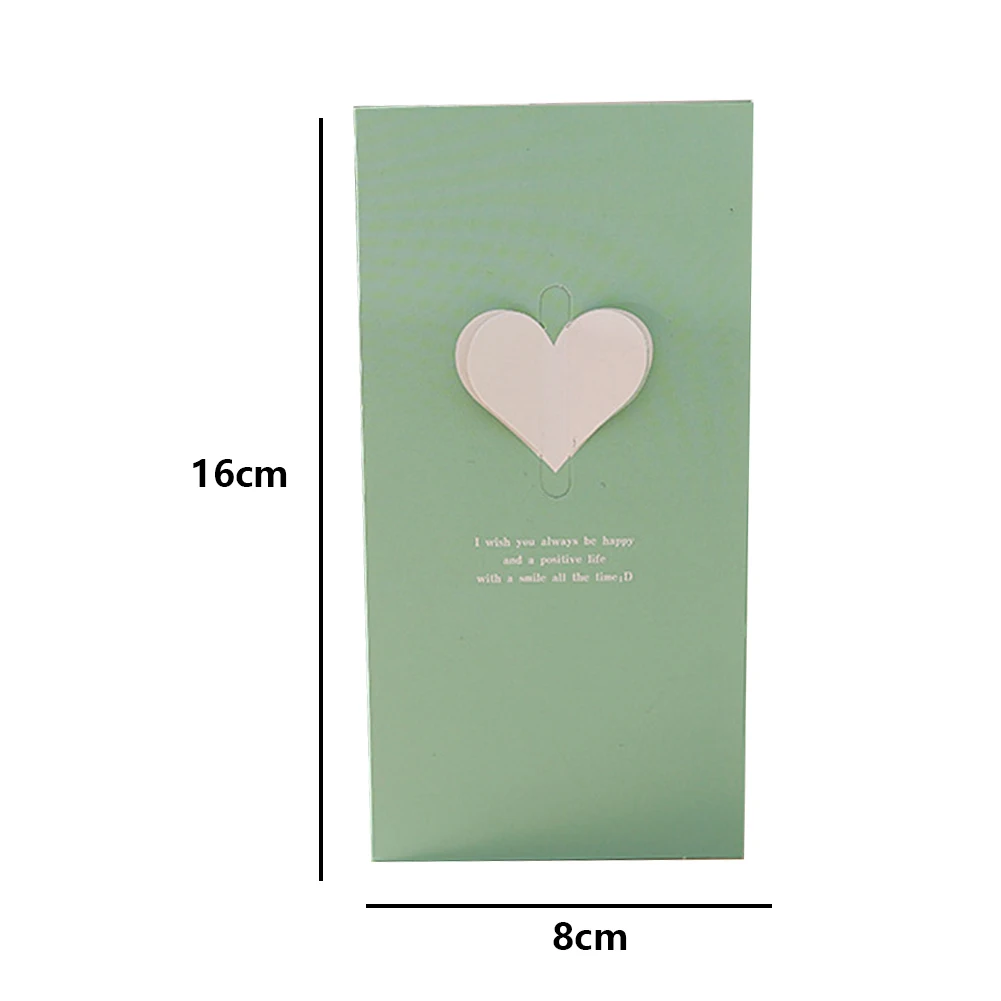 

Hot Creative Wings Love Greeting Card Message New Year Christmas Greeting Card Valentine's Day Greeting Card with Envelope