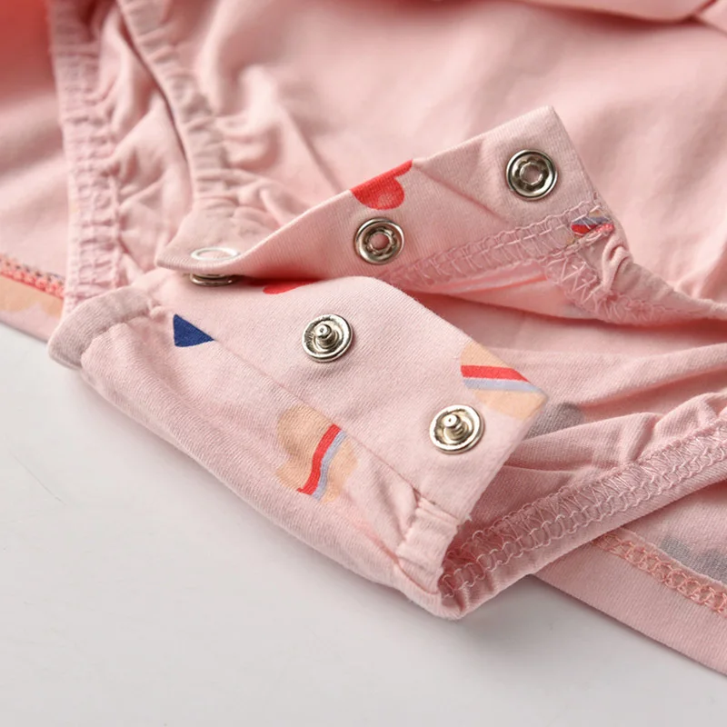 

Baby Bodysuit Girl Dress Pure Cotton Long Sleeve Cardigan Short Sleeve Dress Girls Clothes Set