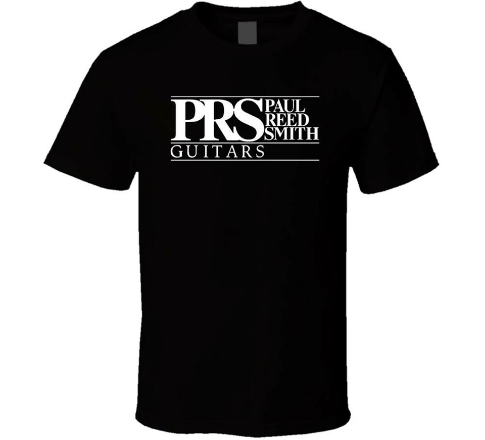 Футболка с логотипом Prs Guitar черно белая мужская футболка графическим принтом