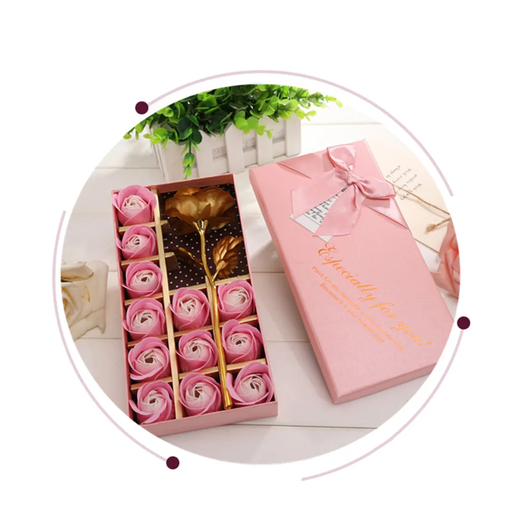 13 шт. чехол с розовым мылом и цветами свадебное украшение для женщин которых вы