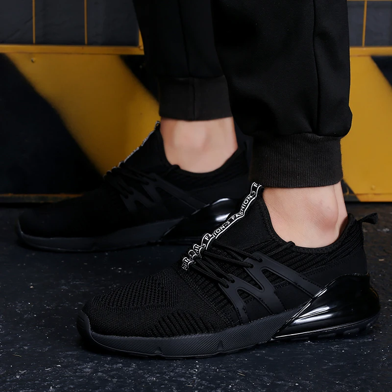 Новинка Весна 2020 мужская обувь дышащие однотонные модные повседневные легкие