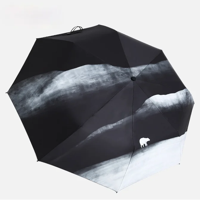 

Creative Retro Umbrella Portable Folding Uv Protection Umbrella Waterproof Outdoor Gift Parapluie Women's Umbrella DI50YS