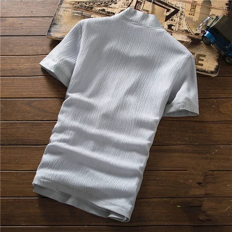 Летний вышитый Мужской комплект из двух предметов большой размер Мужская