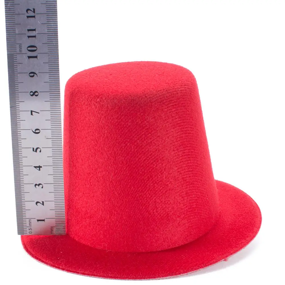 20 шт. Мини Топ высокая шляпа высота 9 см Millinery Вуалетка основа сделай сам ремесло