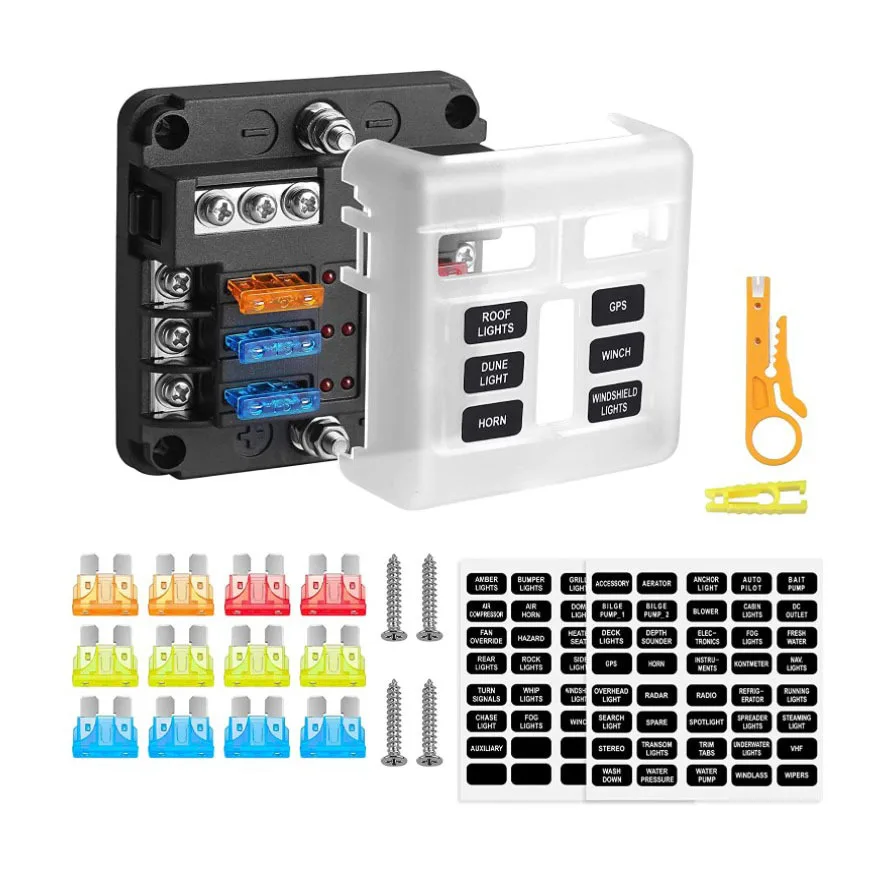 

Блок предохранителей для автомобиля, 6 способов, блок предохранителей для автомобиля, грузовика, автомобиля, блок предохранителей с пластик...