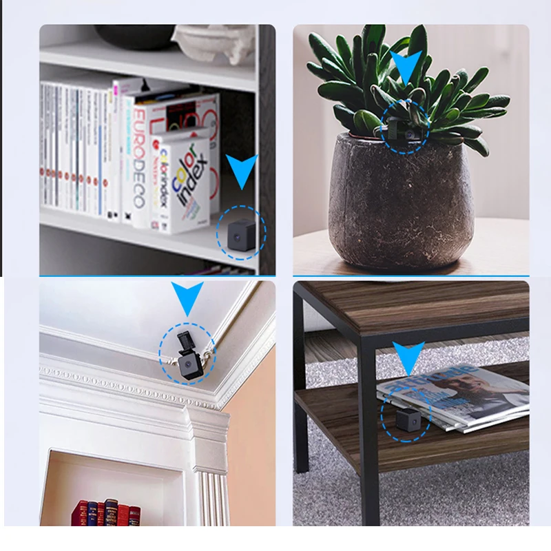 Беспроводная мини камера видеонаблюдения 960P HD ИК ночное видение|Камеры