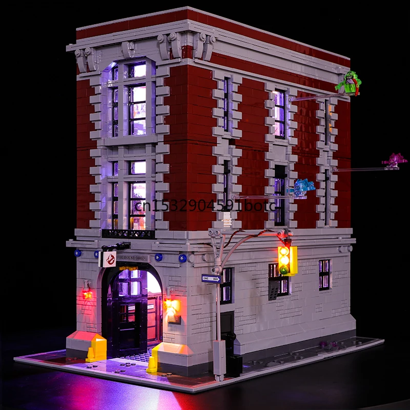 

DHL 16001 строительные игрушки 75827 Ghostbusters Firehouse набор строительных блоков Кирпичи сборные наборы детские игрушки подарки