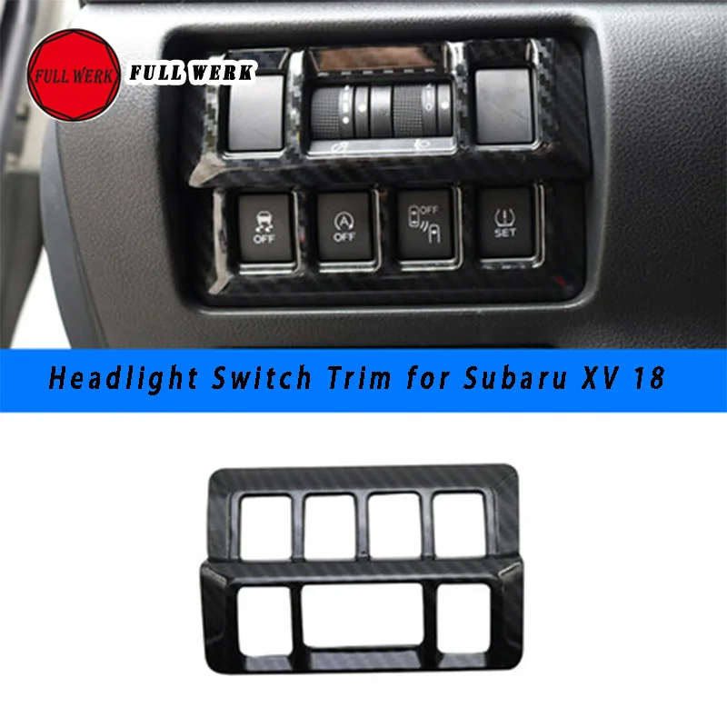 Аксессуары для интерьера автомобиля из углеродного волокна Subaru XV 18 19 чехол