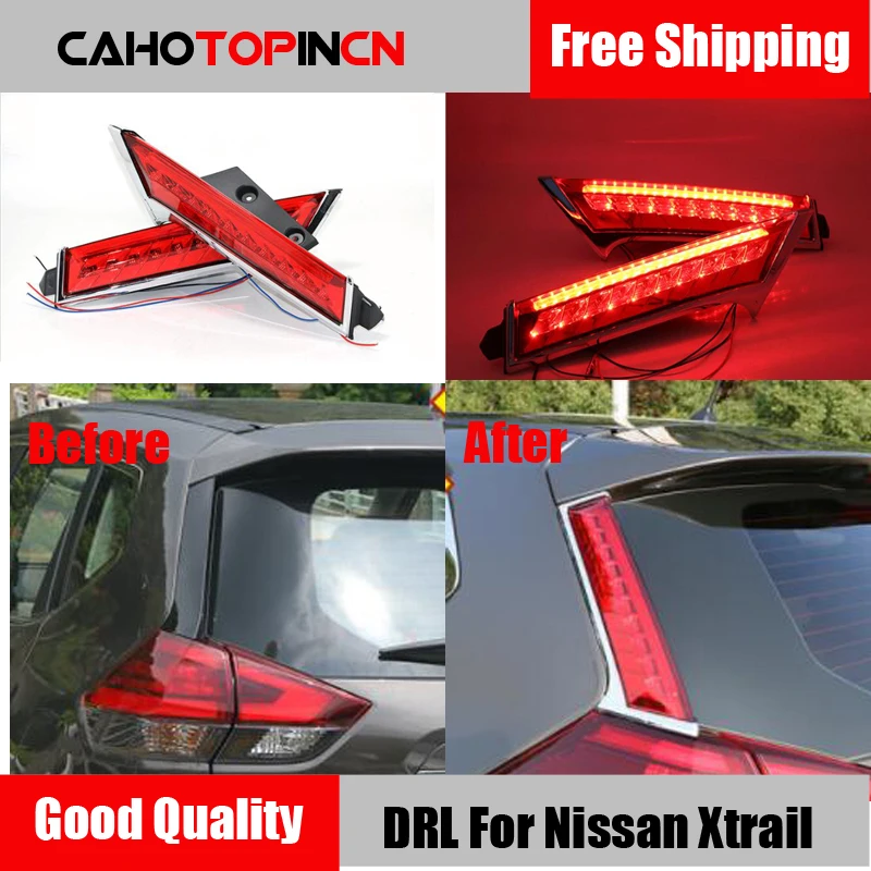 Автомобиль для укладки LED Задний Фонарь СВЕТОДИОДНЫЙ Стоп Бампер свет Для Nissan Pdf X