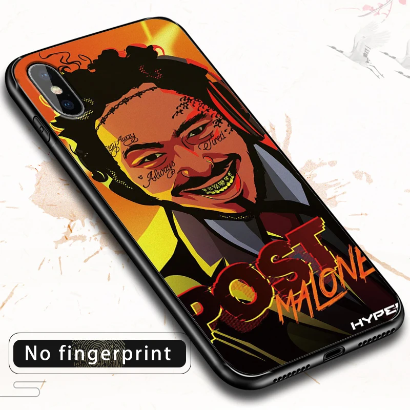 Чехол для телефона iphone 11 Pro Max XR XS MAX X Post Malone Apple 8 7 6 5S s Plus силиконовый чехол из ТПУ с