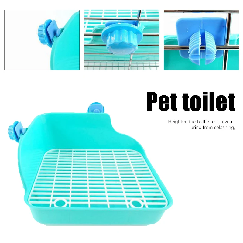 Pet Rabbit Chinchilla Guinea Pig Toilet Rabbit Toilet Guinea Pig Toilet Square Lace Big Rabbit Toilet Small Pet Home Urinal