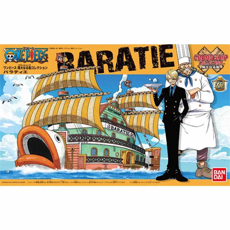 

Bandai Hobby Figure-Rise One Piece Vinsmoke Sanji Grand Restaurant Ship of The East Blue 10 Collect Assembly Model Kit Kids Toys