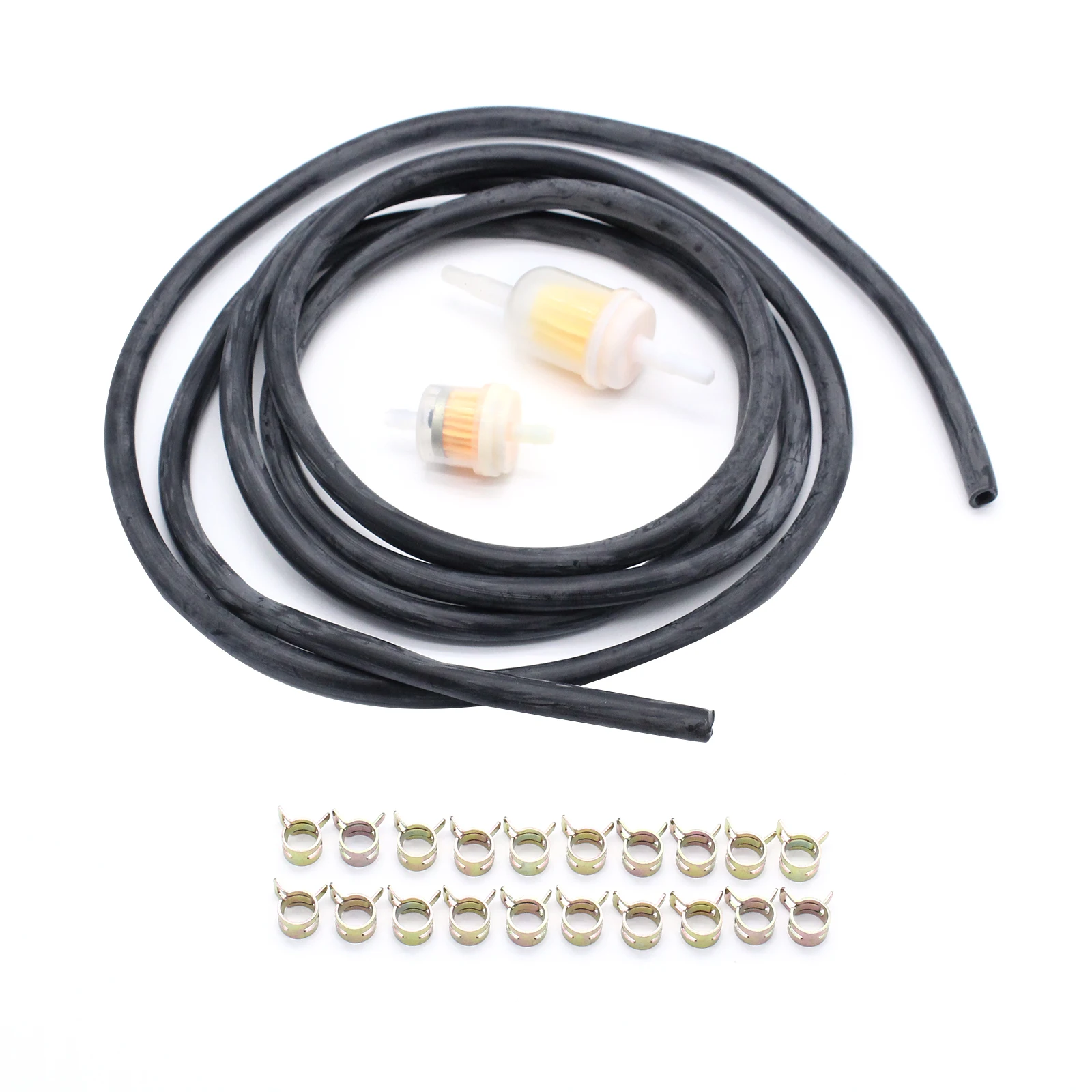 

2021 New Black 1/5/10M 8mm Universal Rubber Reinforced Fuel Hose Tube Pipe Line Black For Petrol Oil For Diesel Motorcycle