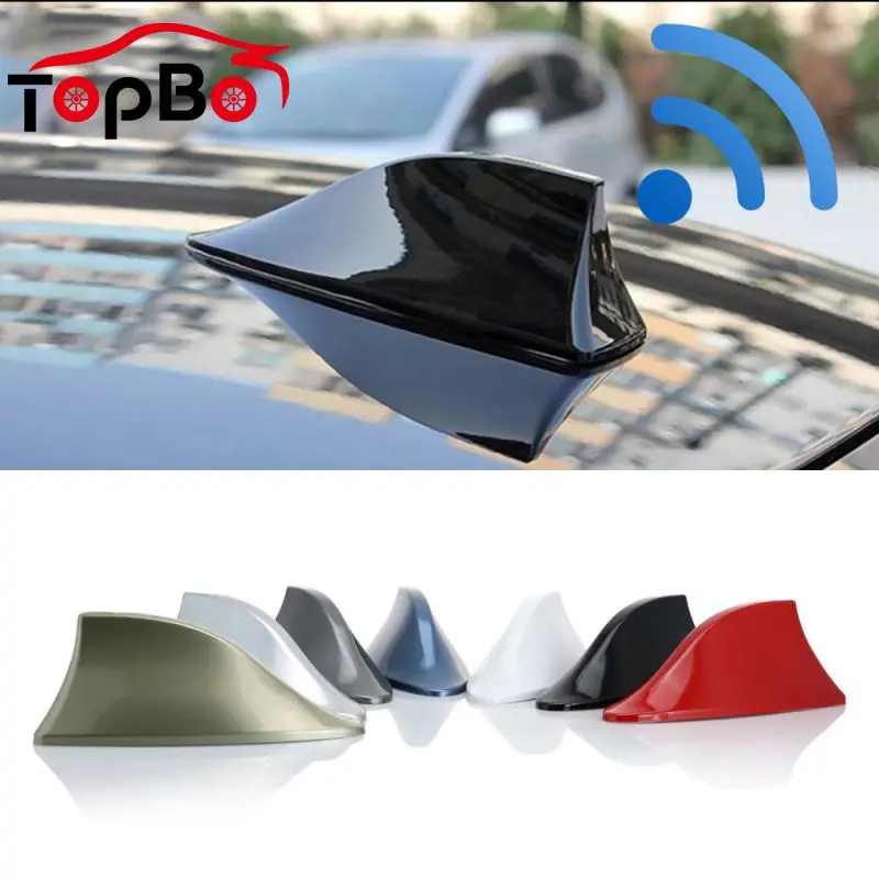 

Car Radio Shark Antenna Radio Car Shark Fin Antenna FM Signal Design Aerials Antenna Car Styling Decoration
