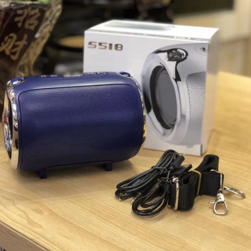 S518 Беспроводной Bluetooth Динамик Портативный плеча сабвуфер мобильный телефон