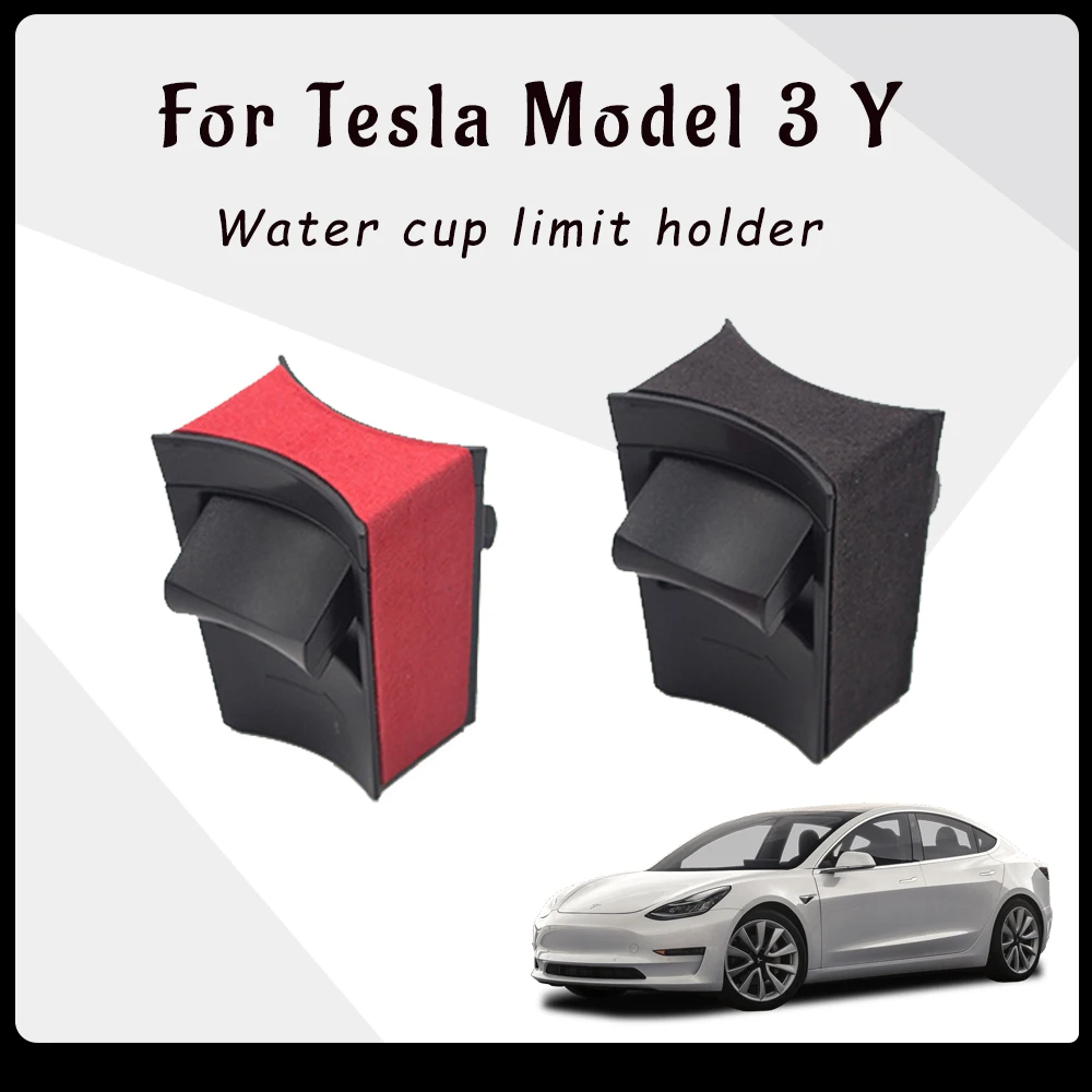 

Model3 Car Water Cup Holder For Tesla Model Y 2021 Accessories Interior Center Console Storage Organizer Model 3 Three