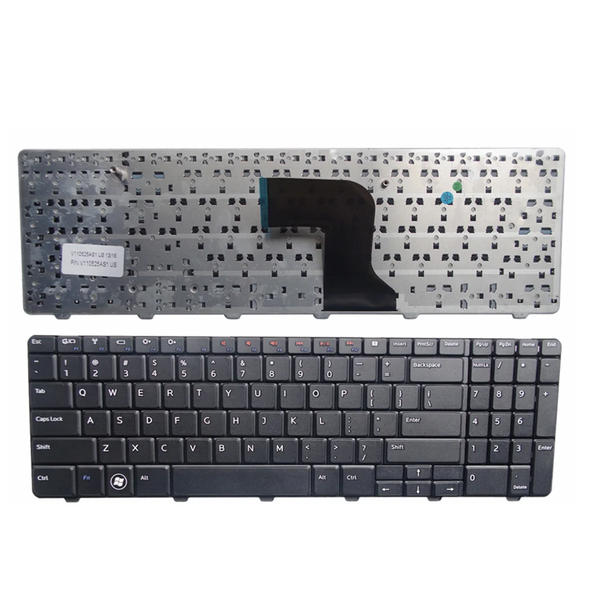 

New Laptop Keyboard Compatible with Dell Inspiron 15R 5010 M5010 M501R N5010 09GT99 NSK-DRASW 96DJT 096DJT NSK-DRASW Series Blac
