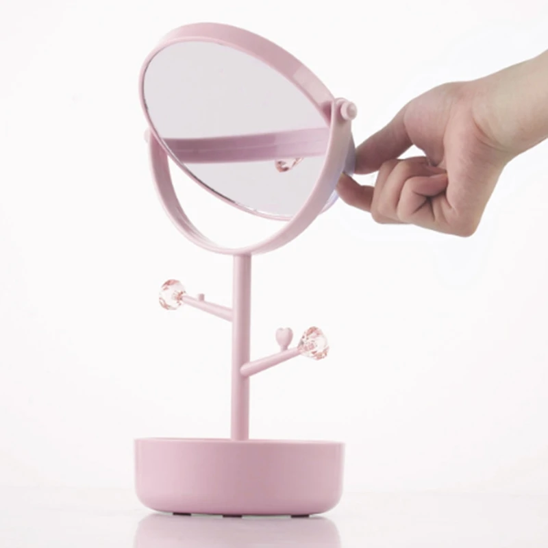 Многофункциональное настольное зеркало для макияжа можно повесить Ювелирное