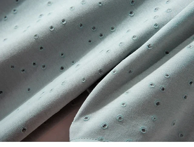 

Summer Women's T-shirt Loose Hollow Holes O-neck Short Sleeve New Tee Tops