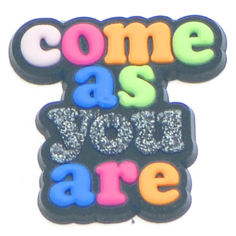 

1pcs/lot Cute Medical PVC Croc Shoe Charms Decorations Accessories 1925 come as you are guitar torch JIBZ For Croc Kids Gift