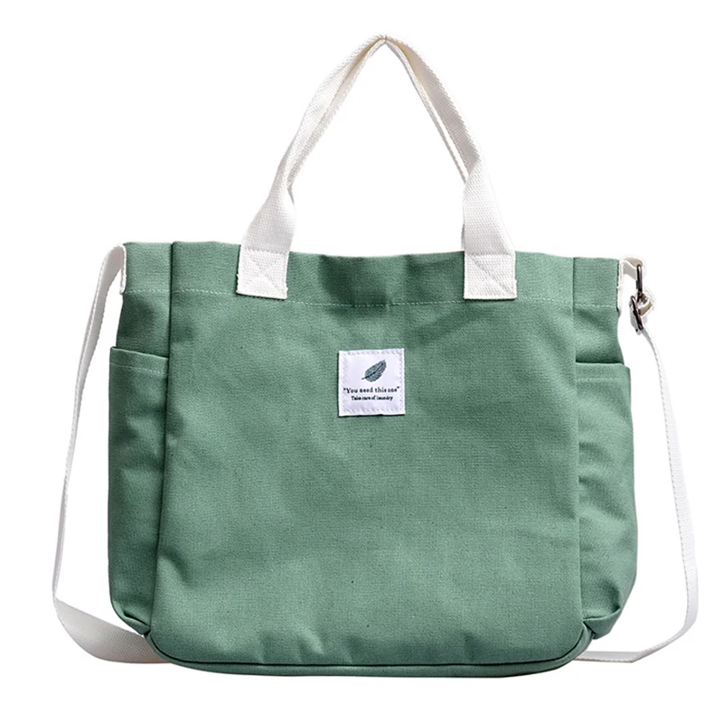 Мягкая Холщовая Сумка большая Вместительная женская сумка для покупок Женская