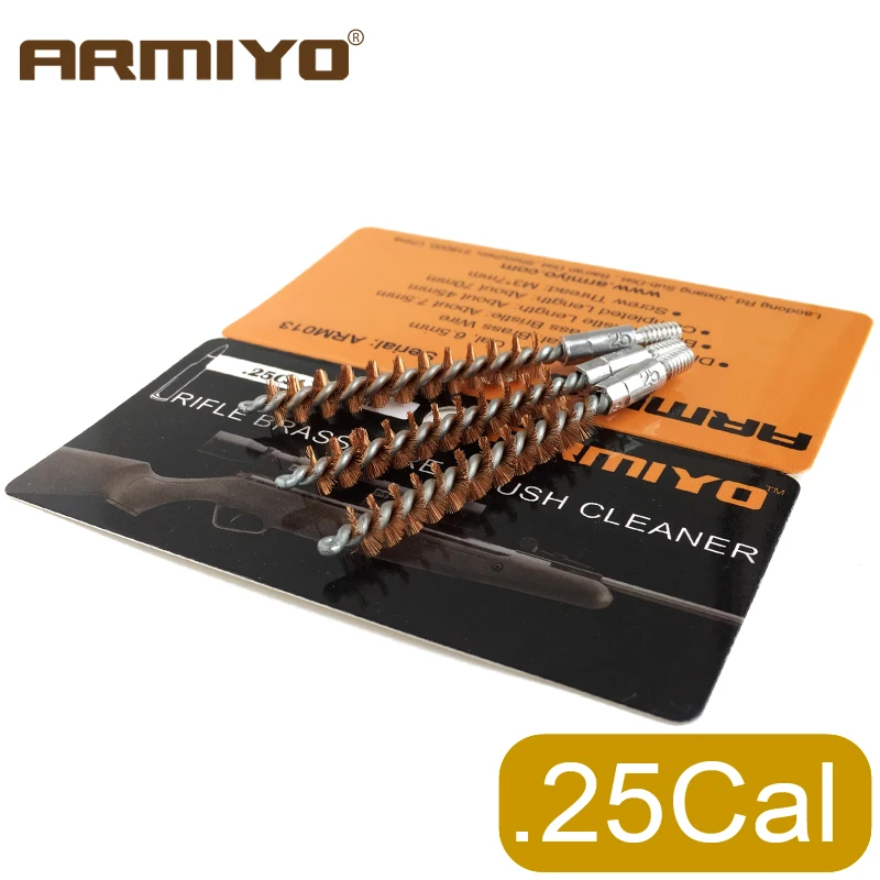 Armiyo .25Cal 6 5 мм бронзовая щетка для чистки ствола винтовки охоты стрельбы