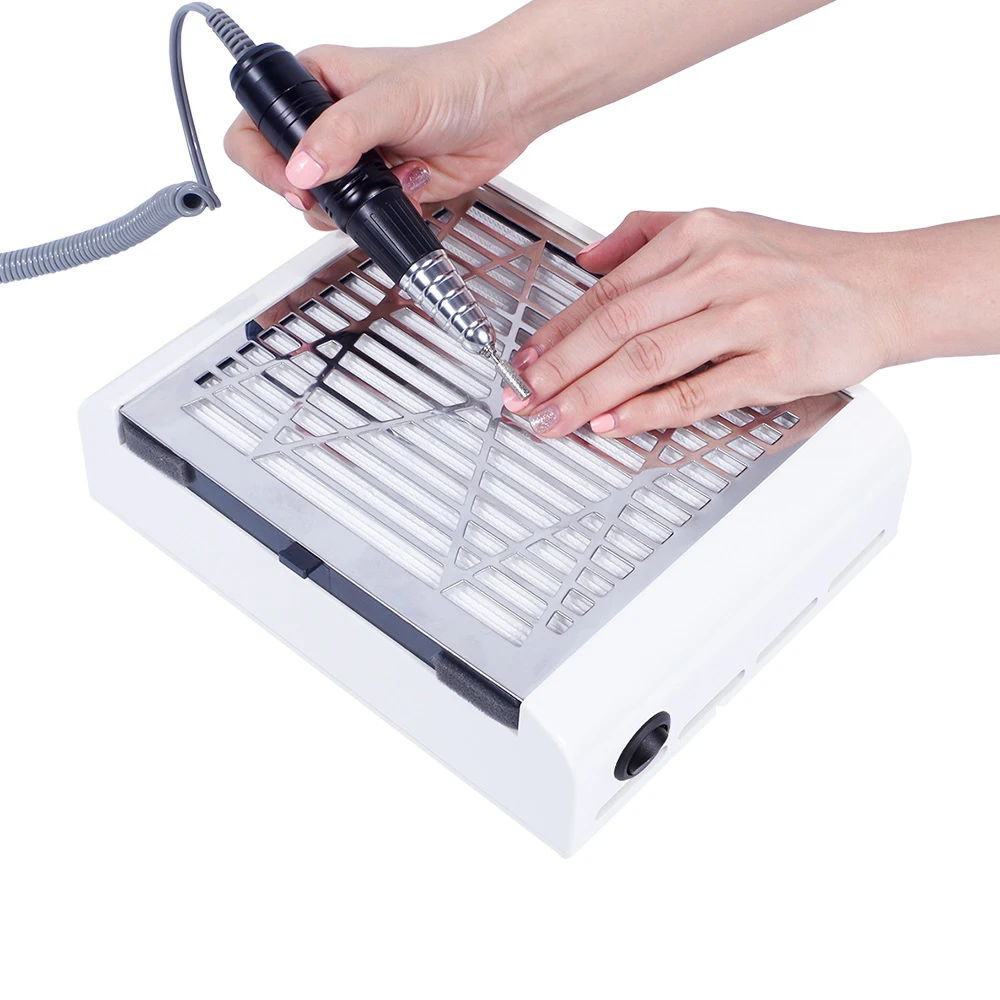 40 Вт пылеуловитель для ногтей мощный вентилятор всасывающая машина гель