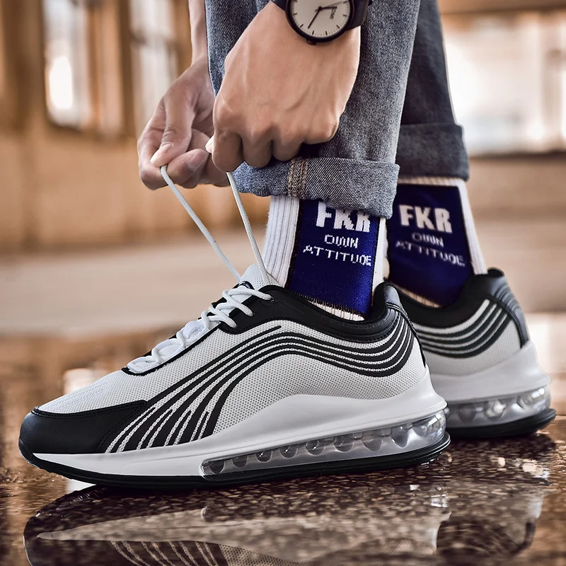 Мужская Спортивная обувь для бега кроссовки с воздушной подушкой мужчин