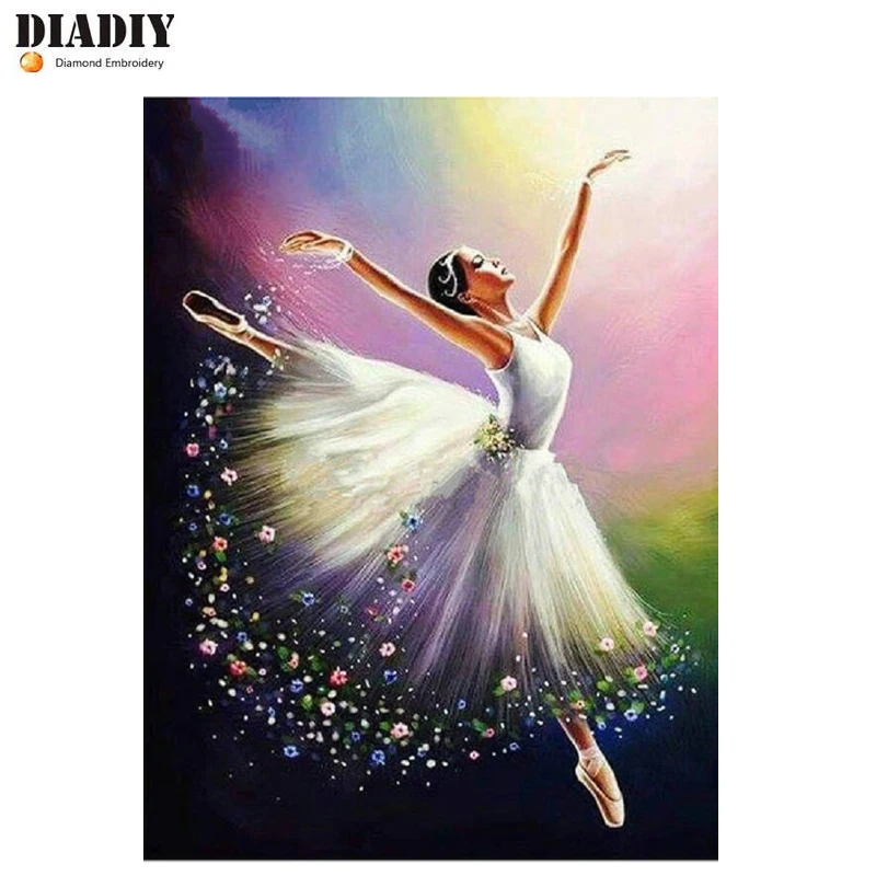 DIADIY алмазная живопись вышивка крестиком девушка сделай сам 5d балерины картины из