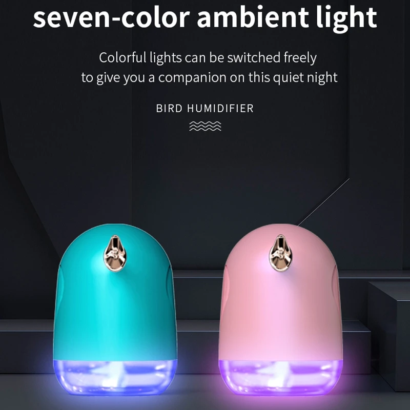 330 мл ультразвуковой увлажнитель воздуха с 7 цветов светодиодный ночной