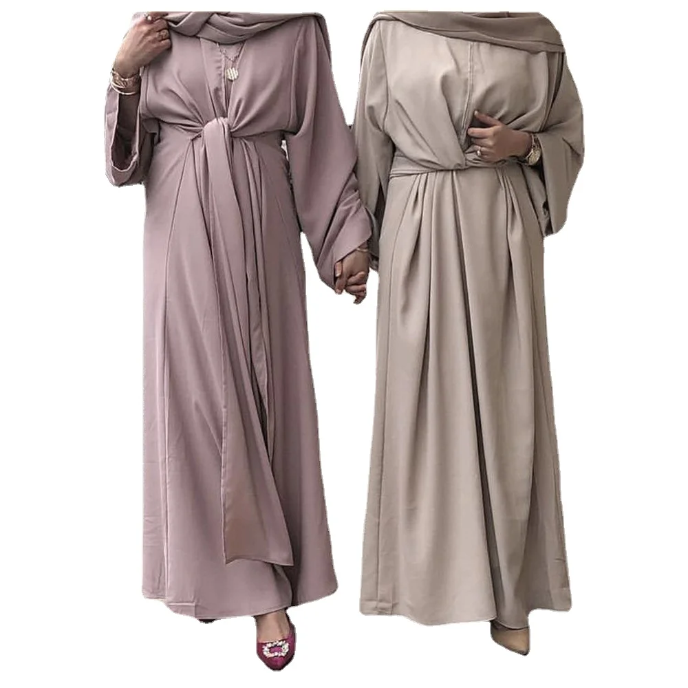 

Дубайский стиль, мусульманская одежда, Бандажное платье, кафтан, исламский кафтан, открытый передний край, арабские платья