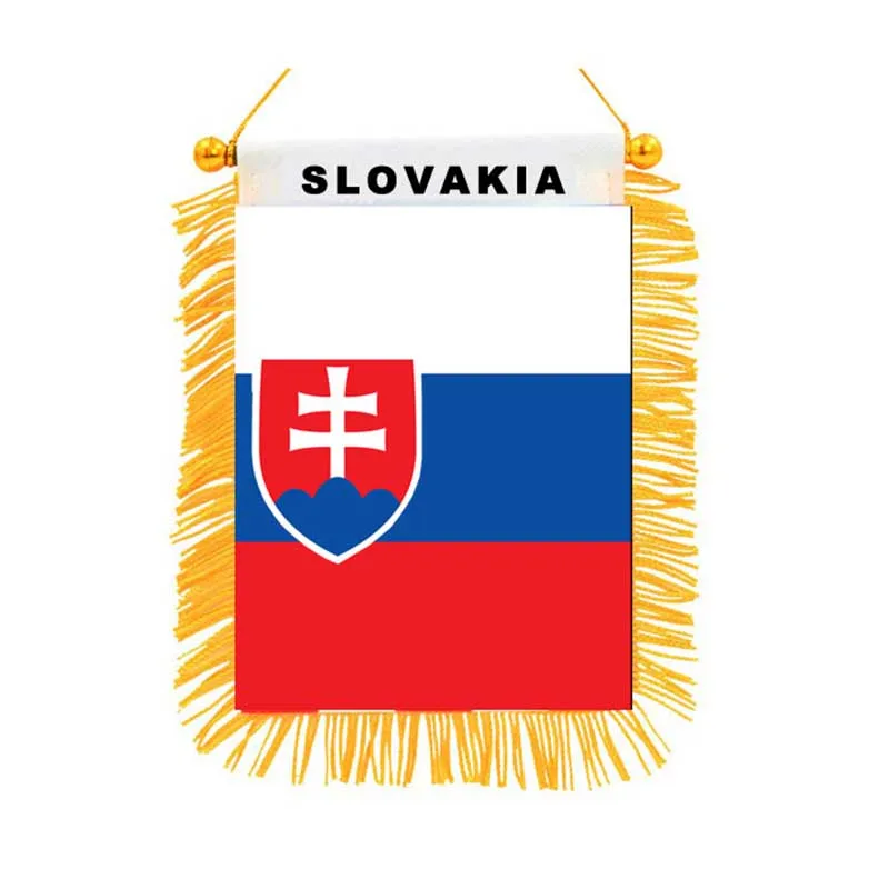Словакия двухсторонние печатные светонепроницаемые Национальный флаг высокое