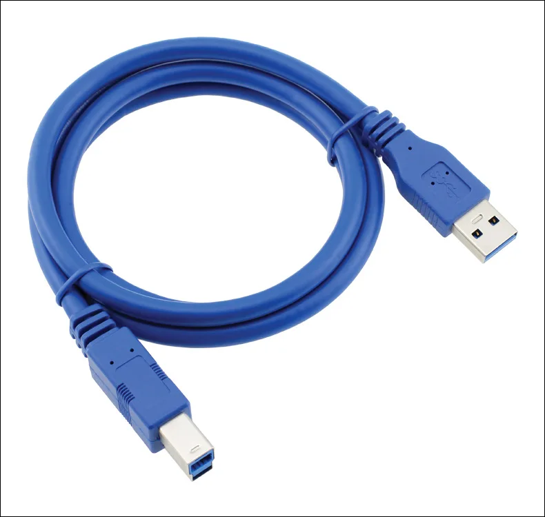 Высокоскоростной кабель для принтера с углом 90 градусов USB 3 0 тип B AM/BM м/0 6 м/1 8 м/м |
