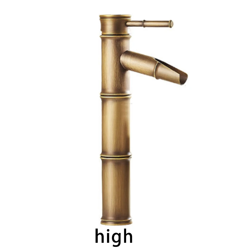 Кран для ванной комнаты латунные краны роскошный кран Высокий бамбук горячая