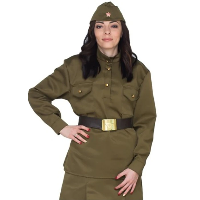 Гимнастёрка военная женская, люкс
