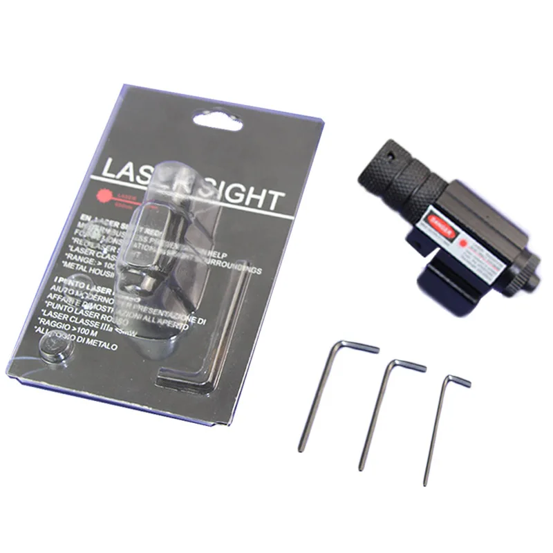 

Tactical Red Dot Laser Sight Pointer for Rifle Pistol 20mm Rail Mounts Beam Weaver Picatinny Mount Set Hunting Accessories