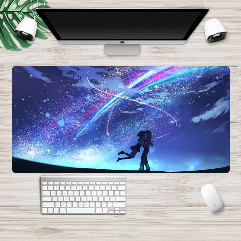 

Mairuige Popular Anime Your Name Can Be Customized Student Game Peripherals Large Size Xxl Waterproof Non-slip Desk Mouse Pad