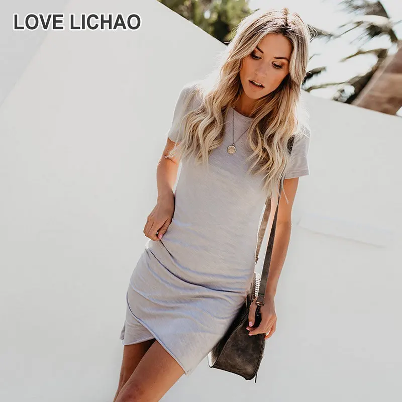 Женское сексуальное мини платье 2020 летнее Вечерние коротким рукавом вечернее