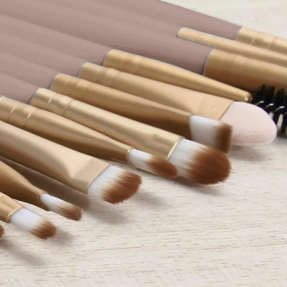 15 шт. набор кистей для макияжа пудра Тени век Смешивание Подводка глаз Кисть