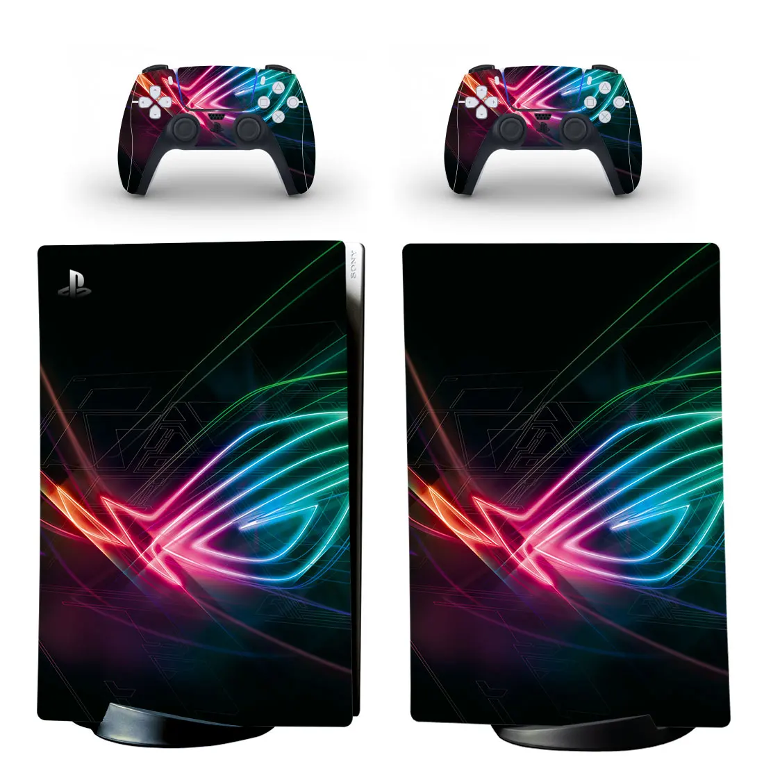 

Стильная цифровая наклейка Eye2 PS5 для Playstation 5 и 2 контроллера