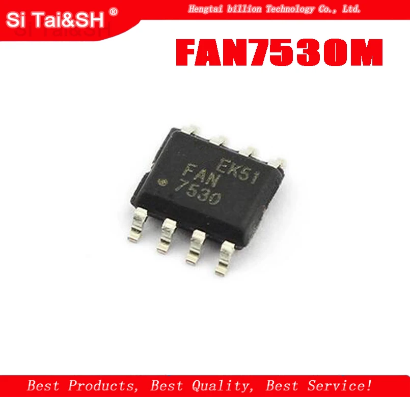1 шт./лот FAN7530 FAN7530M 7530 SOP8 чип бренд новинка, электронный
