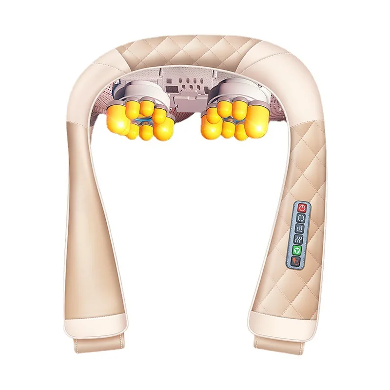 

Rechargeable Cervical Massage Shawl Neck Waist Shoulder Multifunctional Kneading Heating Home Car Dual Use Gift