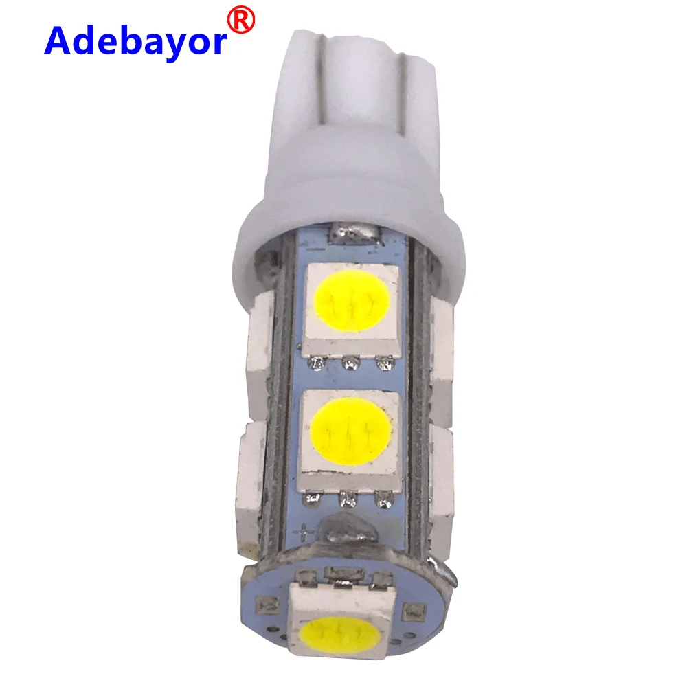 20 шт T10 W5W светодиодный 194 168 5050 9 SMD авто клиновидный боковой задний Автомобильные