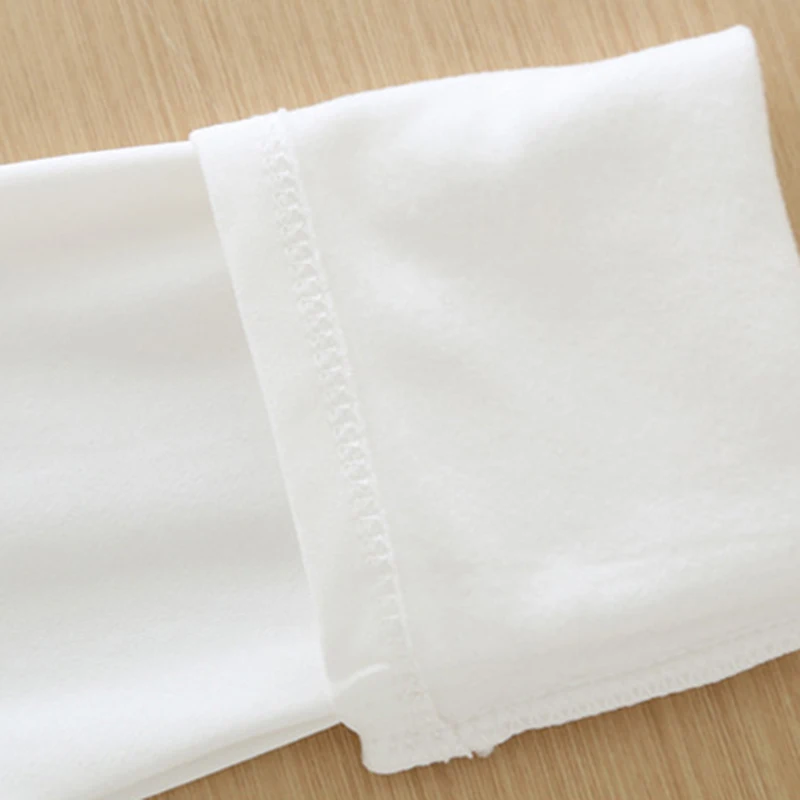 Осень зима для женщин Футболки с длинными рукавами девочек высоким плотно