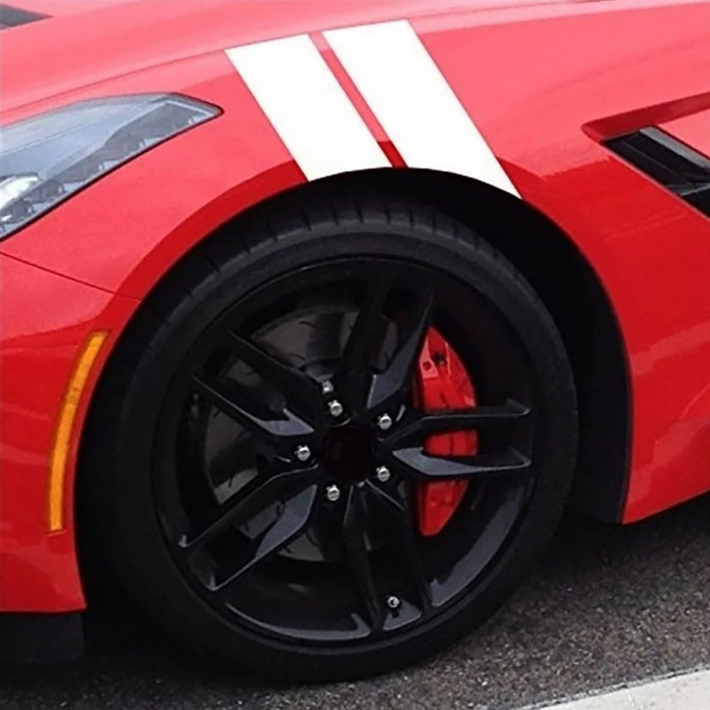Универсальные автомобильные наклейки на крыло полосатые полностью тело